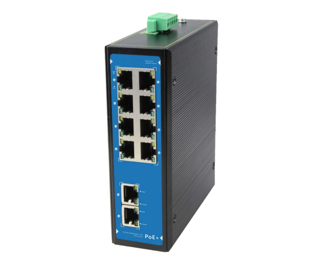 CE Standard 1000M Industrial Ethernet Switch POE Switch Gigabit Ethernet Switch for Fiber Optical Equipment