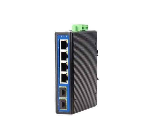 [XC-IS1806] 6 Ports Full Gigabit Industrial Fiber Switch