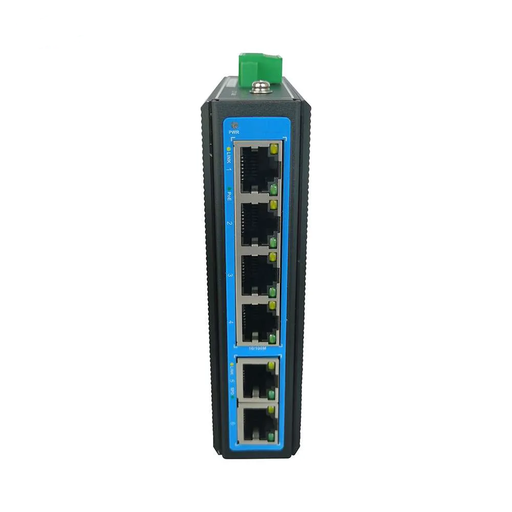 [XC-PIS1706FE] 6 Port 10/100M CCTV industrial PoE Switch IP40 Outdoor PoE Network Converter Switch