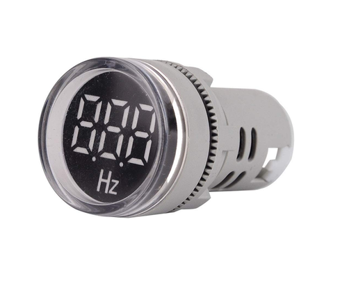 [XN-AD112-22BH-White] Round  LED Digital Frequency Meter Indicator -White