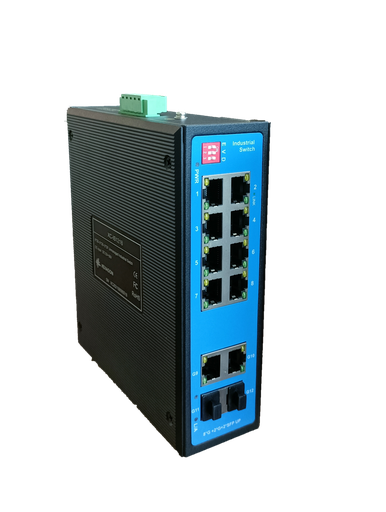 [XC-IS1218] 12 Ports Industrial Fiber Switch